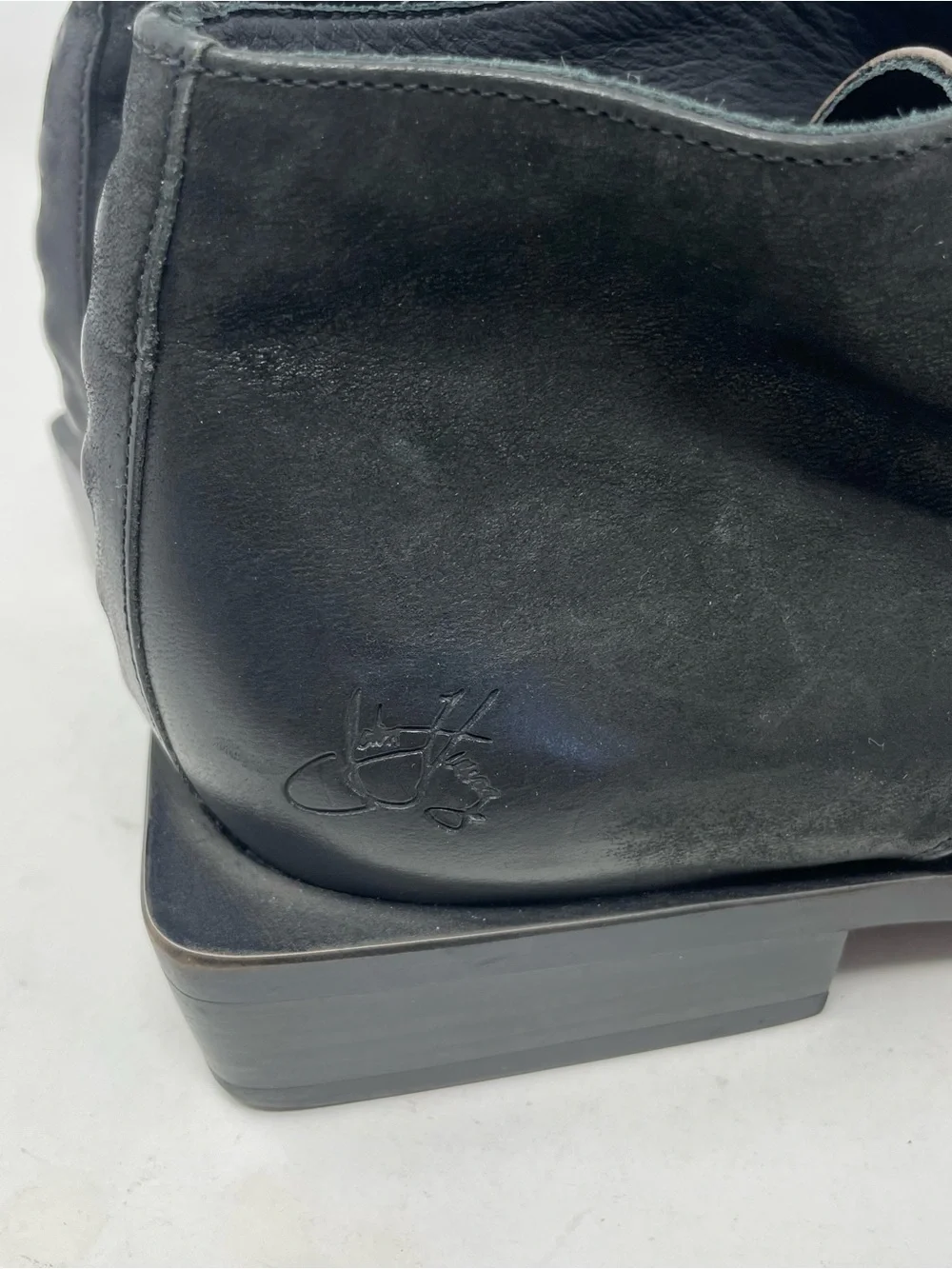 John Fluevog Black Lukas Pointed Toe Chukka Boots